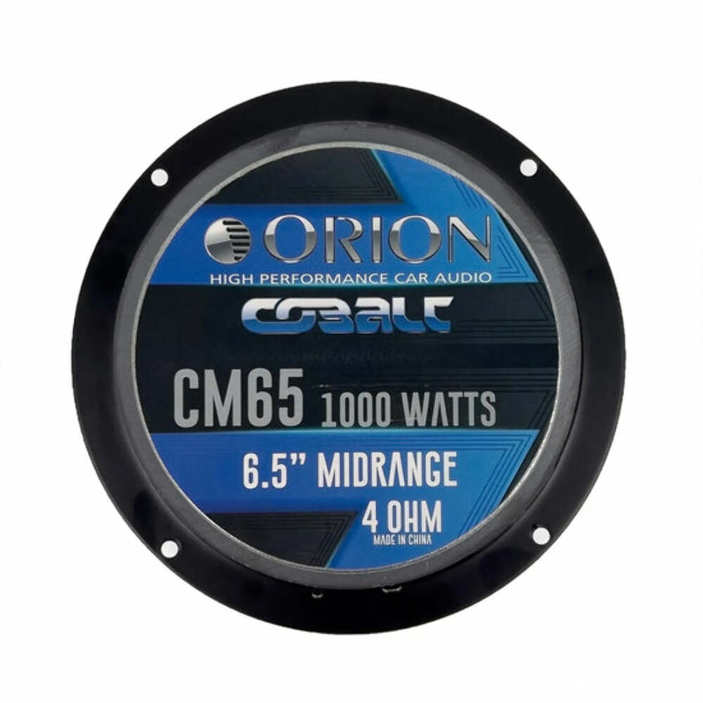 ORION 6.5" 250 Watts RMS / 1000 Watts MAX Midrange Speakers CM65