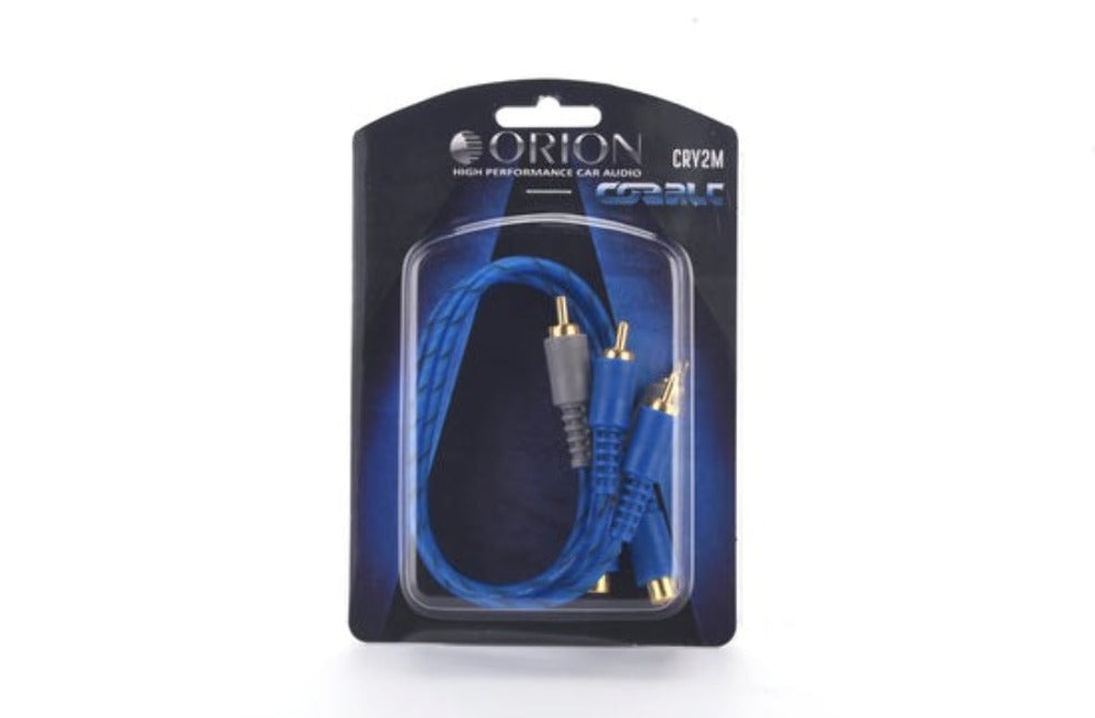 ORION RCA Y ADAPTER 1 FOOT 2 MALE 1 FEMALE CRY2M