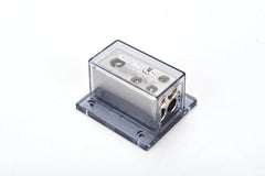 ORION ONE 0/2 GAUGE IN AND FOUR 4 GAUGE OUT NICKEL FINISH DB1044