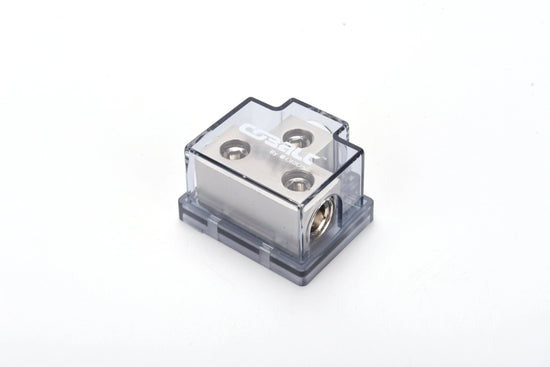 ORION T STYLE ONE 0/2 GAUGE IN AND TWO 0/4 GAUGE OUT NICKEL FINISH DB20204
