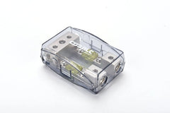 ORION MINI ANL POWER DISTRIBUTION BLOCK ONE 4/8 IN AND TWO 4/8 GAUGE OUPUT NICKEL FINISH DBF1424