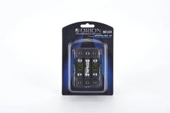 ORION MINI ANL POWER DISTRIBUTION BLOCK ONE 4/8 IN AND THREE 4/8 GAUGE OUPUT NICKEL FINISH DBF1434