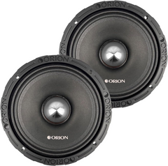 ORION 8" 650 Watts RMS / 2600 MAX High Efficiency Midrange Speakers HCCA858NHP