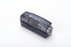 ORION MINI ANL FUSE HOLDER 0/2 GAUGE IN/OUT WITH ADAPTOR AND 200A FUSE INCLUDED NICKEL FINISH OWFH100HP