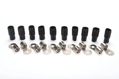 ORION 1/0 GAUGE 5/16 HOLE GOLD BLACK 10 PCS NICKEL FINISH RT0B