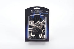 ORION 1/0 GAUGE 5/16 HOLE GOLD BLACK 10 PCS NICKEL FINISH RT0B