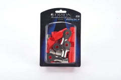 ORION 1/0 GAUGE 5/16 HOLE GOLD RED 10 PCS NICKEL FINISH RT0R