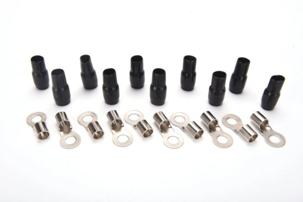 ORION 4 GAUGE 5/16 HOLE GOLD BLACK 10 PCS NICKEL FINISH RT4B