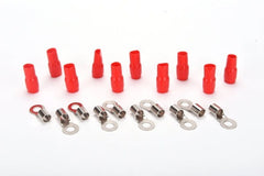 ORION 4 GAUGE 5/16 HOLE GOLD RED 10 PCS NICKEL FINISH RT4R