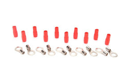 ORION 8 GAUGE 5/16 HOLE GOLD RED 10 PCS NICKEL FINISH RT8R