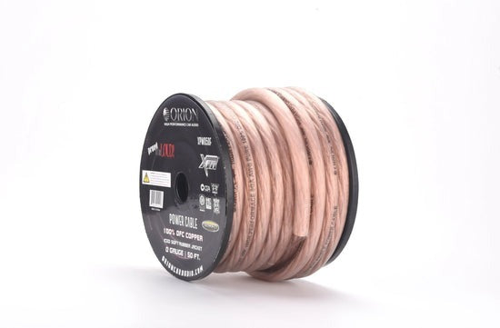 ORION XTRPRO 0-GAUGE 100% OFC 50FT WIRE ROLL - FROST XPW050F