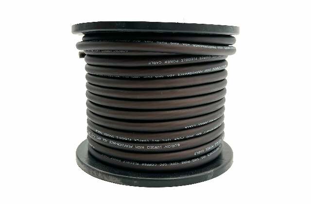 ORION 4 Gauge 100% OFC Power Wire 100ft Pure Copper Amp Battery Cable (Black) XPW4100B