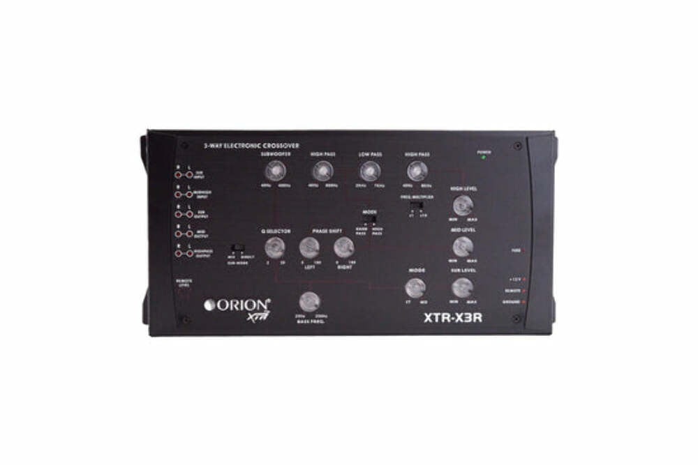 ORION 3-Way Electronic Crossover w/ Remote and Level Control XTR-X3R