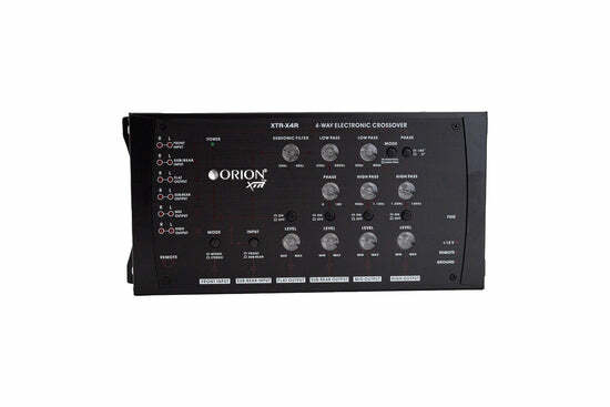 ORION 4-Way Electronic Crossover w/ Remote and Level Control XTR-X4R