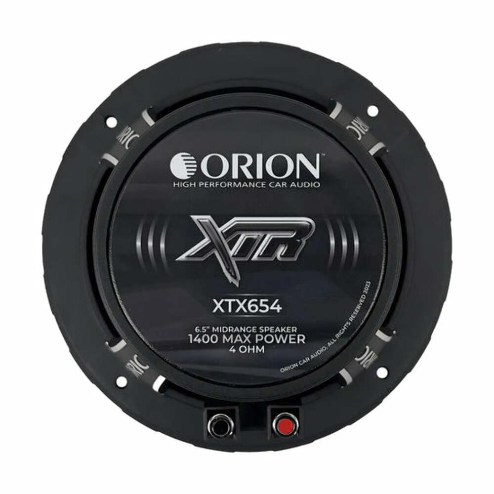 ORION 6.5" 350 Watts RMS / 1400 Watts MAX Bullet Midrange Speakers XTX654