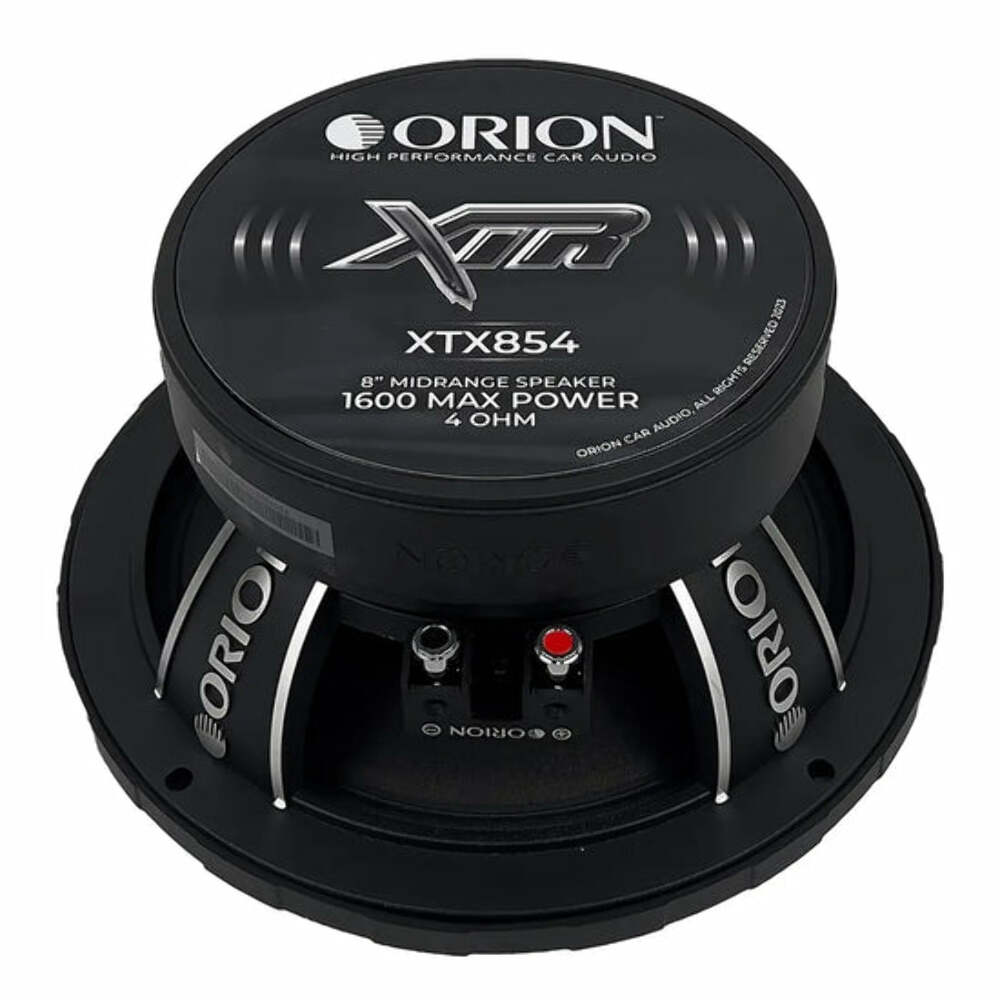 ORION 8" 400 Watts RMS / 1600 Watts MAX Bullet Midrange Speakers XTX854