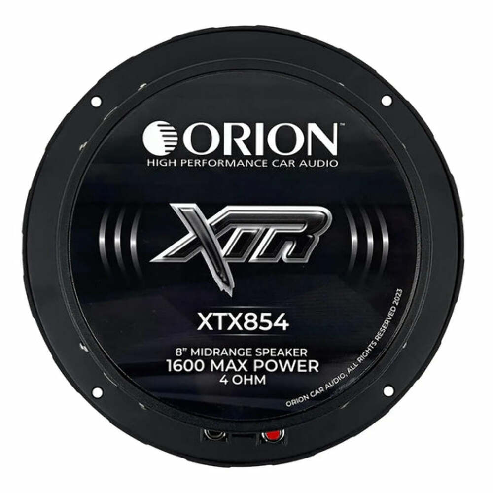 ORION 8" 400 Watts RMS / 1600 Watts MAX Bullet Midrange Speakers XTX854