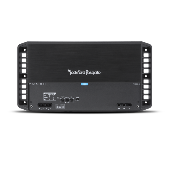 Rockford Fosgate 2 channel amplifier 
300x2 @ 4Ω, 500x2 @ 2Ω, 1000x1 @ 4Ω bridged pn p1000x2