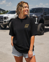 P1 Race Products | Love your Country | Ladies Tee (SL02BLK-M)