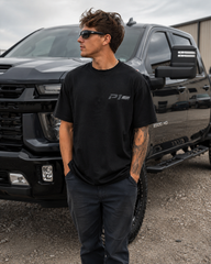 P1 Race Products Mens Tee - Stating the facts (SM03BLK-M)