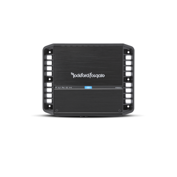 Rockford Fosgate 2 channel amplifier 
100x2 @ 4Ω, 150x2 @ 2Ω, 300x1 @ 4Ω bridged pn p300x2