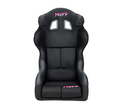 NRG Innovations PRISMA FIA HALO Competition Seat with Competition Fabric, FIA homologated, BLACK FRP-RS600M-BK-PRISMA