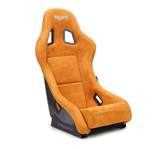 NRG Innovations FRP Bucket Seat PRISMA Edition with pearlized back. All TanMetal alcantara vegan material w/ phone pockets. (Medium) FRP-303TN-PRISMA