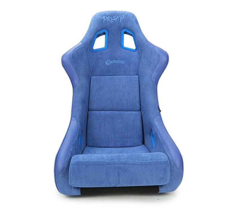 NRG Innovations FRP And Carbon Fiber Buckets Seats Singles FRP-303RBL-CHRMTC