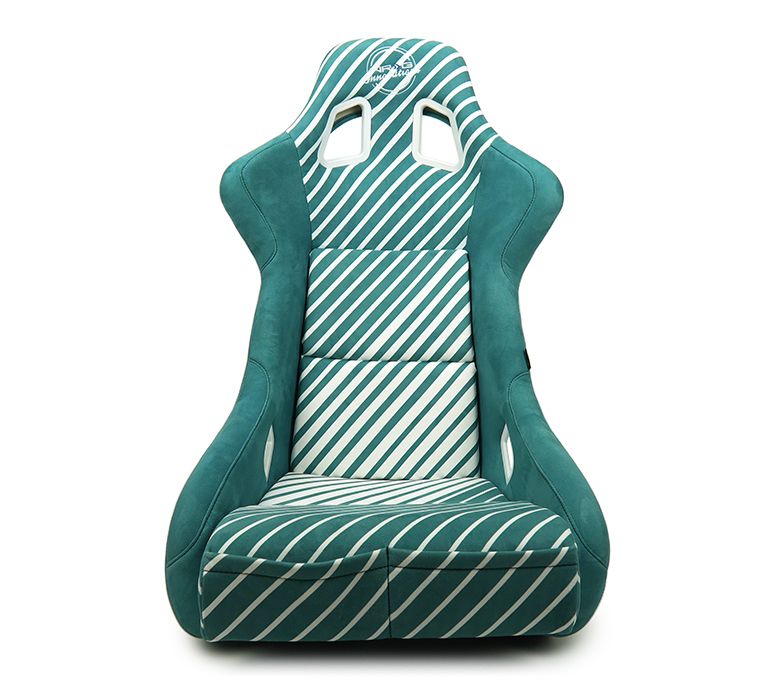 NRG Innovations FRP And Carbon Fiber Buckets Seats Singles FRP-302TWTY-GN