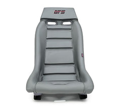 NRG Innovations GTS Retro Bucket Seat features Gunmetal PVC Leather, Gunmetal stitching, Colorful multi color Fiberglass back with glitter PRI-150GM
