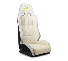 NRG Innovations Defender water resistant steel frame suspension seats Tan with Sand trim w/ Defender logo w/ Side mount bracket DF-100BH-S