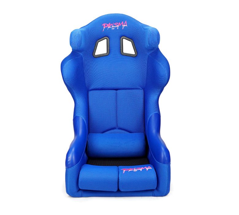 NRG Innovations PRISMA FIA HALO Competition Seat with Competition Fabric, FIA homologated, BLUE FRP-RS600M-BL-PRISMA