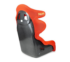 NRG Innovations PRISMA FIA HALO Competition Seat with Competition Fabric, FIA homologated, RED FRP-RS600M-RD-PRISMA
