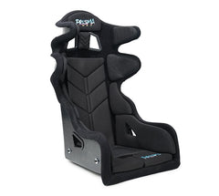 NRG Innovations PRISMA FIA HALO NITROS Competition Seat with Competition Fabric, FIA homologated, Black FRP-RS610BK-PRISMA