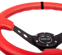NRG Innovations Reinforced Steering Wheel RST-006RR-BS-B