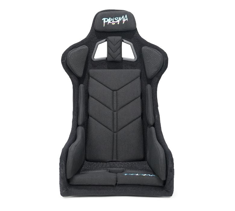 NRG Innovations PRISMA FIA NITROS Competition Seat with Competition Fabric, FIA homologated, BLACK FRP-RS510BK-PRISMA