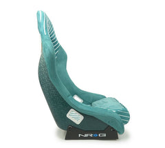 NRG Innovations FRP And Carbon Fiber Buckets Seats Singles FRP-303TWTY-GN