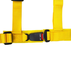NRG Innovations 4 Point Seat Belt Harness / Buckle Lock- Silver SBH-4PC-SSL
