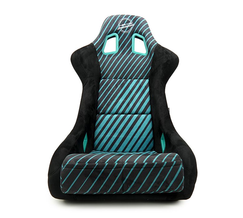 NRG Innovations FRP And Carbon Fiber Buckets Seats Singles FRP-302TWTY-BK