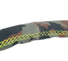 NRG Innovations Reinforced Steering Wheel- 320mm Sport  / Suede Steering Wheel w/ camo pattern and green stiching RST-012S-CAMO