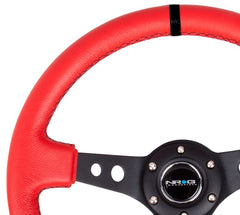 NRG Innovations Reinforced Steering Wheel RST-006RR-BS-B