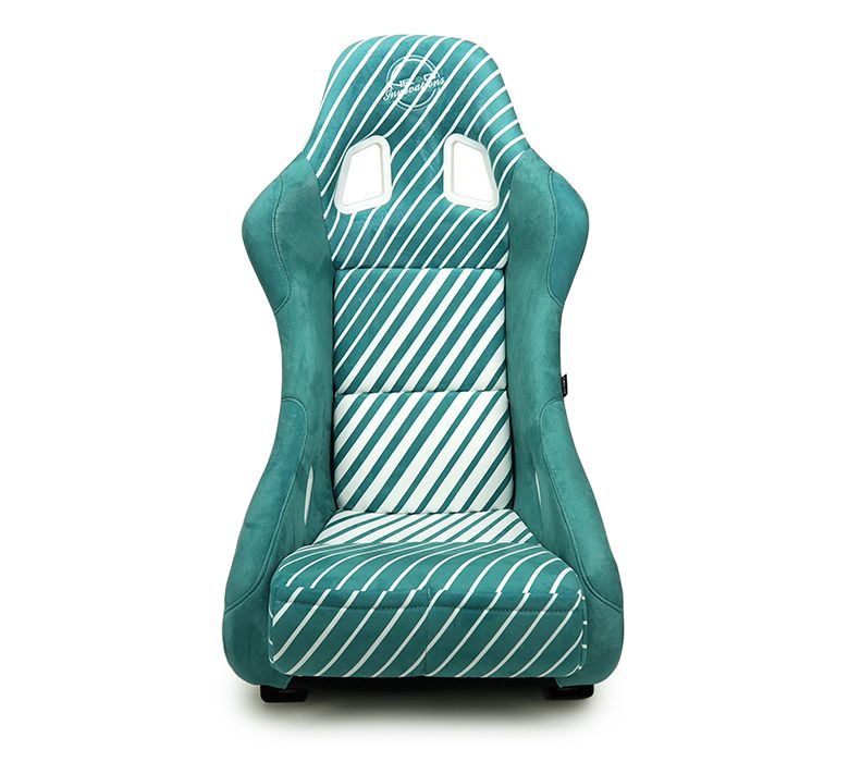 NRG Innovations FRP And Carbon Fiber Buckets Seats Singles FRP-303TWTY-GN