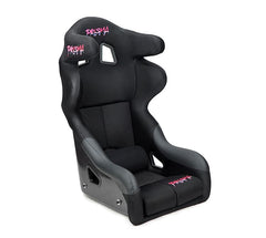 NRG Innovations PRISMA FIA HALO Competition Seat with Competition Fabric, FIA homologated, BLACK FRP-RS600M-BK-PRISMA