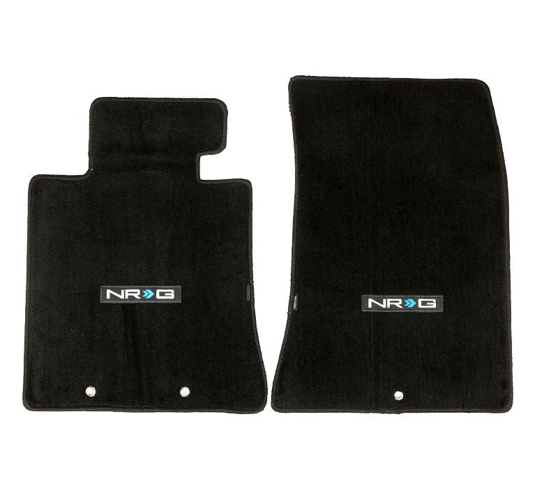 NRG Innovations Floor Mats - 13-16 Hyundai Genesis Coup w/ "NRG" Logo ( 2 pieces) FMR-310NRG