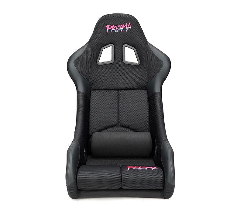 NRG Innovations PRISMA FIA Competition Seat with Competition Fabric, FIA homologated, BLACK FRP-RS500M-BK-PRISMA