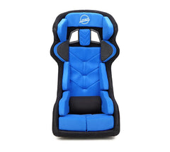 NRG Innovations NRG FIA Competition Seat with Competition Fabric, FIA homologated, Head Containment, Velcro Paddings Snugged Fit ( thick Cushion) FRP-RS700M-BL2