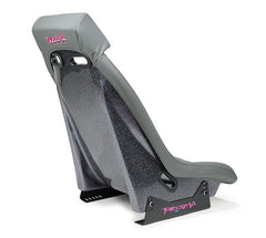 NRG Innovations GTS Retro Bucket Seat features Gunmetal PVC Leather, Gunmetal stitching, Colorful multi color Fiberglass back with glitter PRI-150GM