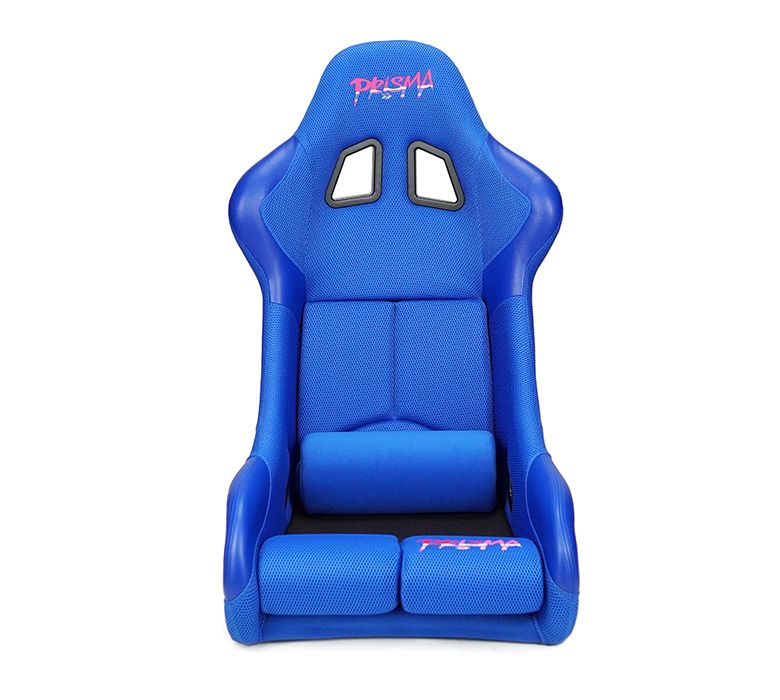NRG Innovations PRISMA FIA Competition Seat with Competition Fabric, FIA homologated, BLUE FRP-RS500M-BL-PRISMA