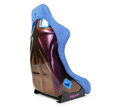 NRG Innovations FRP And Carbon Fiber Buckets Seats Singles FRP-303RBL-CHRMTC