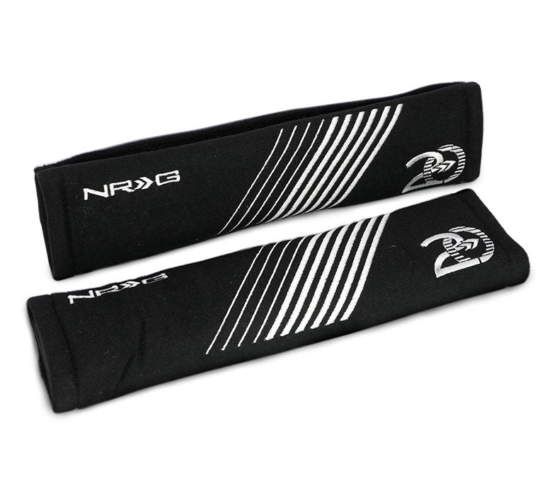 NRG Innovations Seat Belt Pads SBP-027BKS-20